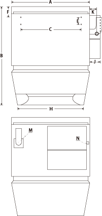 Top Heat Recovery Gas Direct-fired Heating Unit